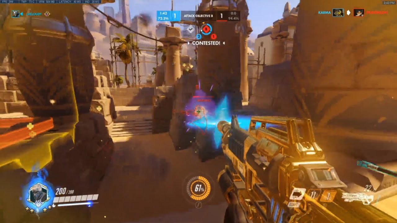 Overwatch Kabaji Playing Soldier 76 Like Human Aimbot