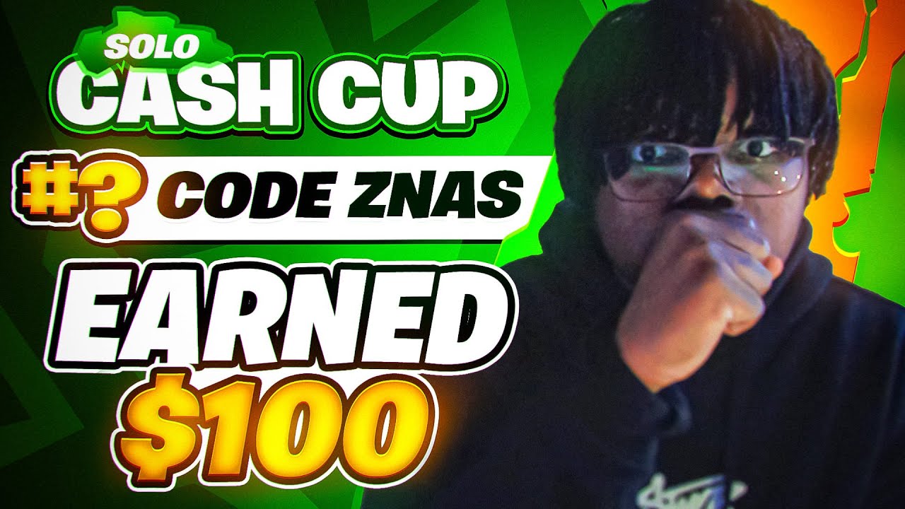 COMMENT J'AI GAGNER 100$ EN  CASH EN SOLO CASH CUP !! 🏆