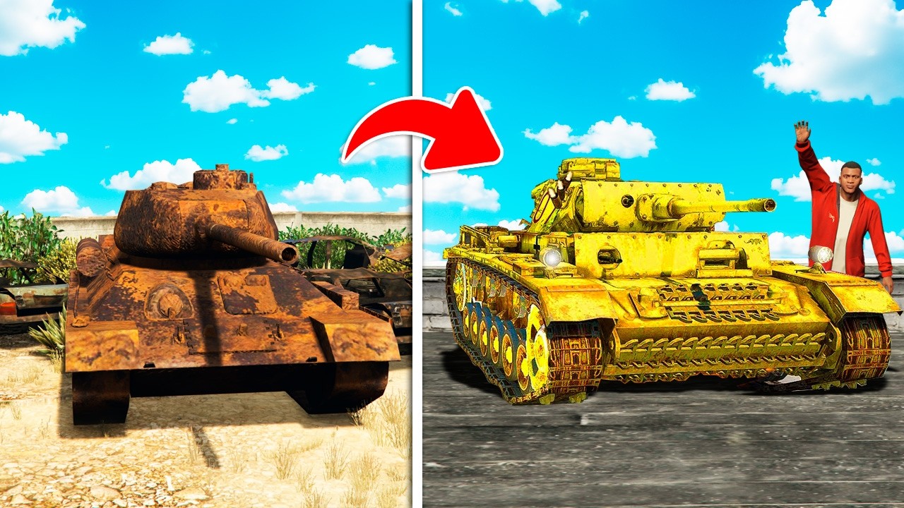 Mejorando TANQUES a SUPER TANQUES en GTA 5