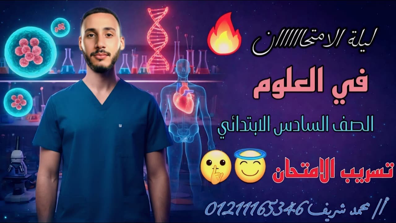 🔥 مش هتحتاج تفتح الكتاب تاني | مراجعة ليلة الامتحان الصف السادس الابتدائي الترم الاول