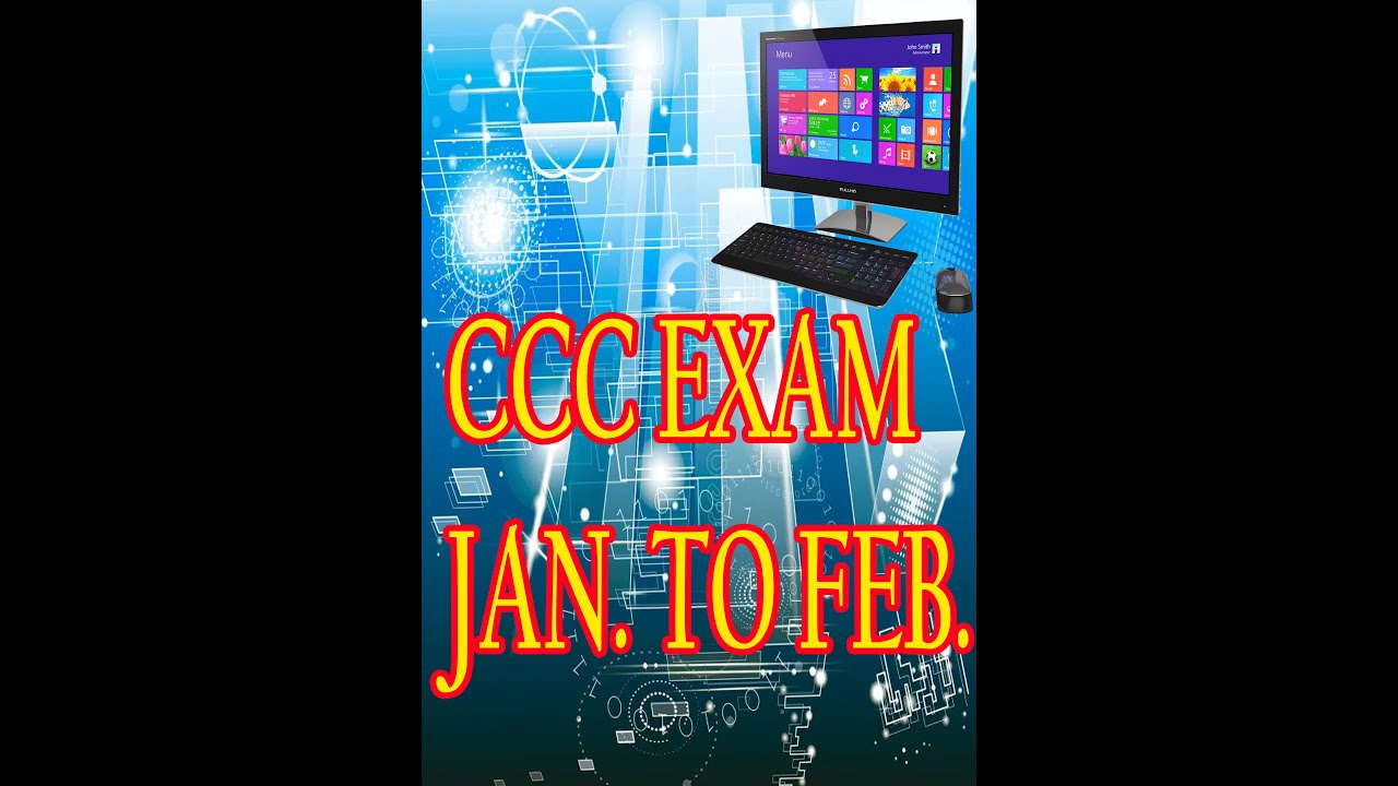 CCC EXAM RELATED QUESTIONS & ANSEWRS