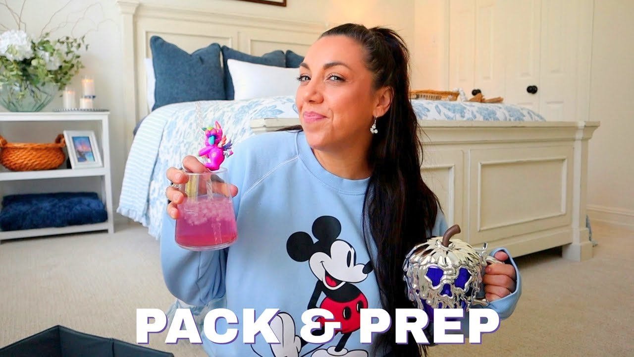 PACK & PREP WITH ME FOR WALT DISNEY WORLD | Home Renovations, life update, packing for Disney & more