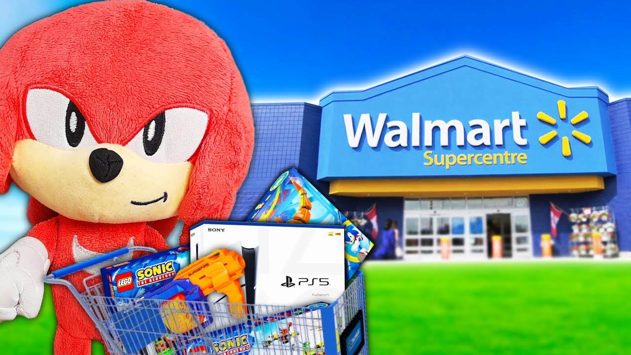 Knuckles Goes to WALMART! - SSC Plush