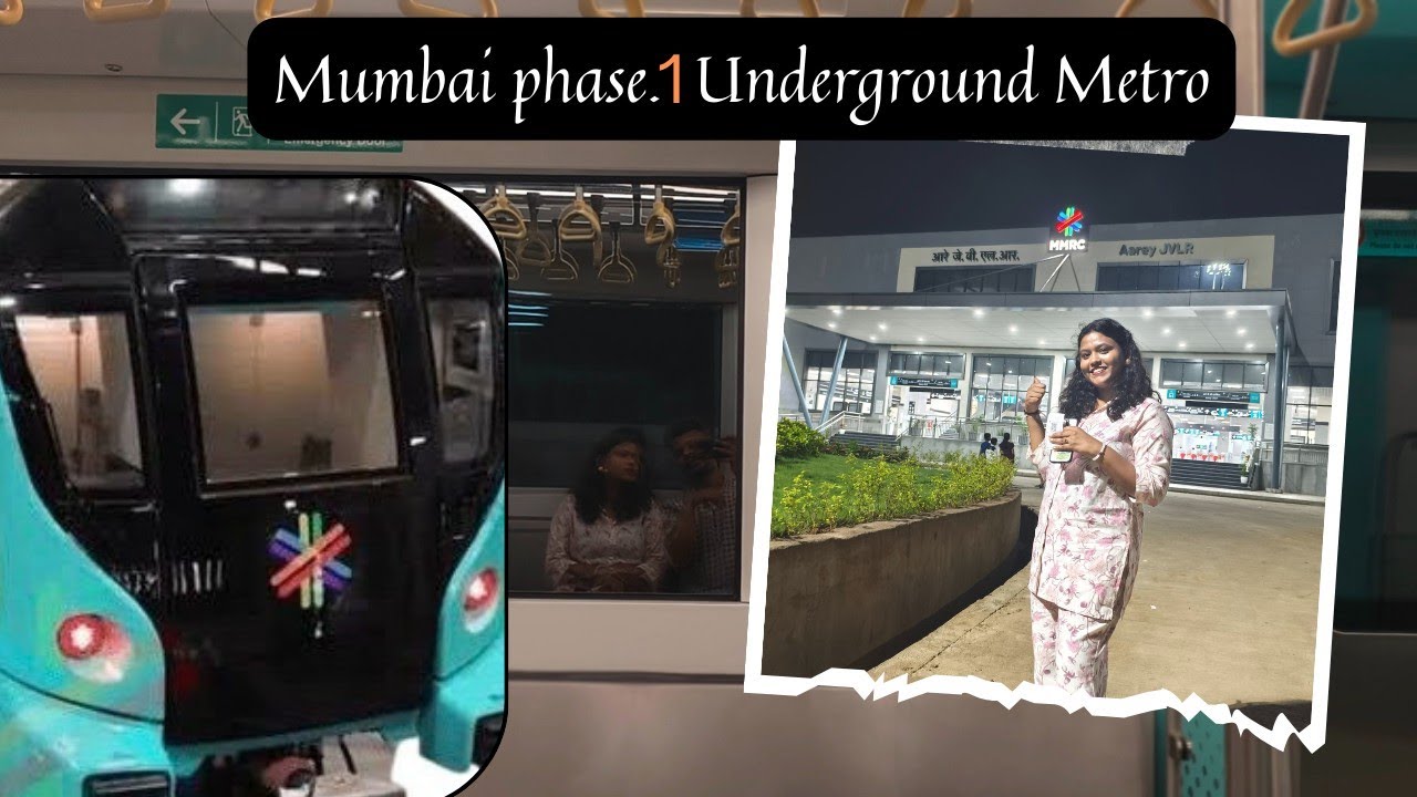 Mumbai's First Ever Underground Metro | Mumbai Underground | 🚇 | #mumbai #mumbaimetro #trending