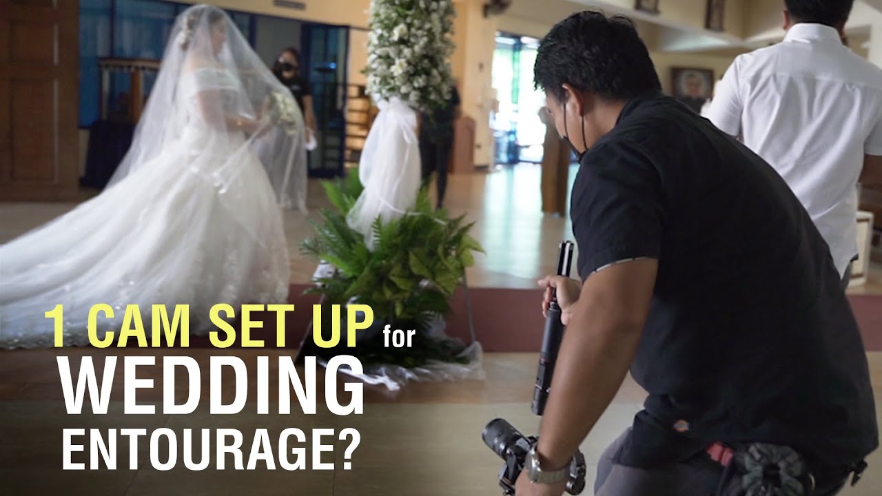 How to Shoot the Wedding Entourage:  ONE CAM set up