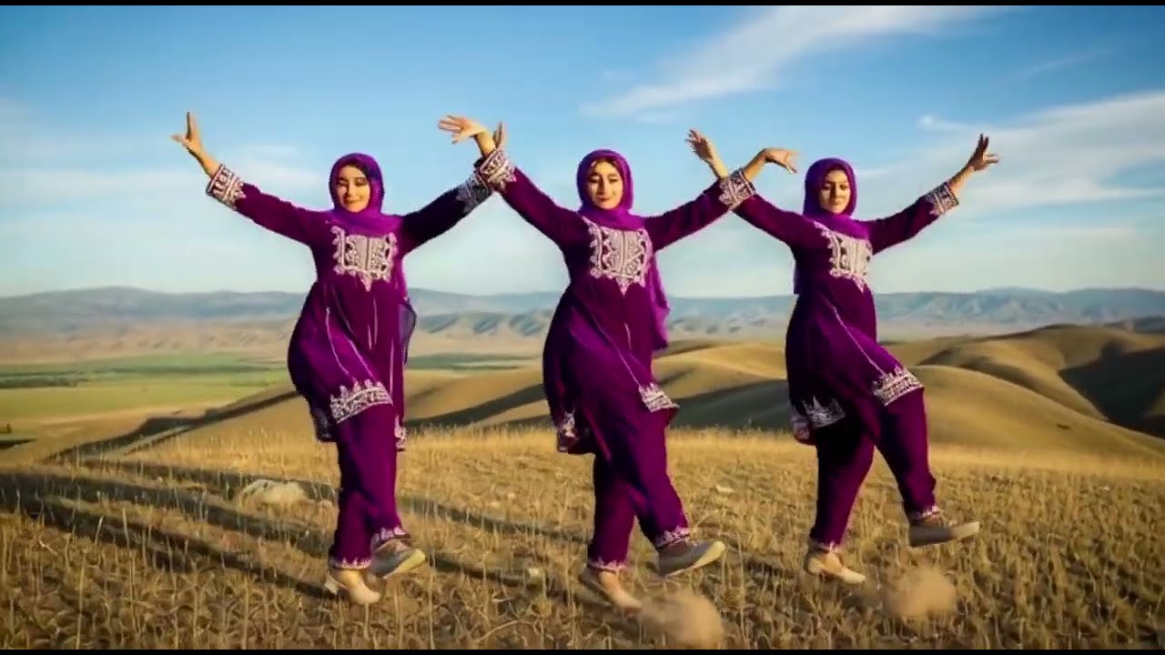Pashto Dance Aesthetics  Purple Frocks & Hilltop Harmony