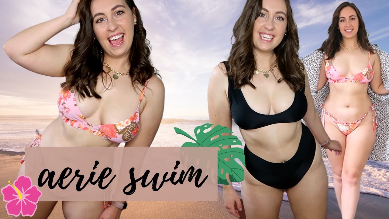NEW BIKINIS | Trying On New Aerie Bikinis and Activewear