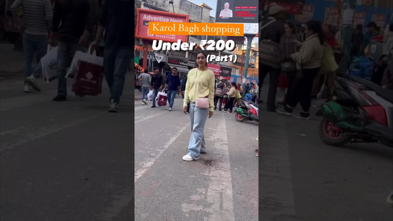 Karol Bagh shopping ₹200😍✨#karolbagh #karolbaghmarket #viralshort #trendingshorts #shortfeed