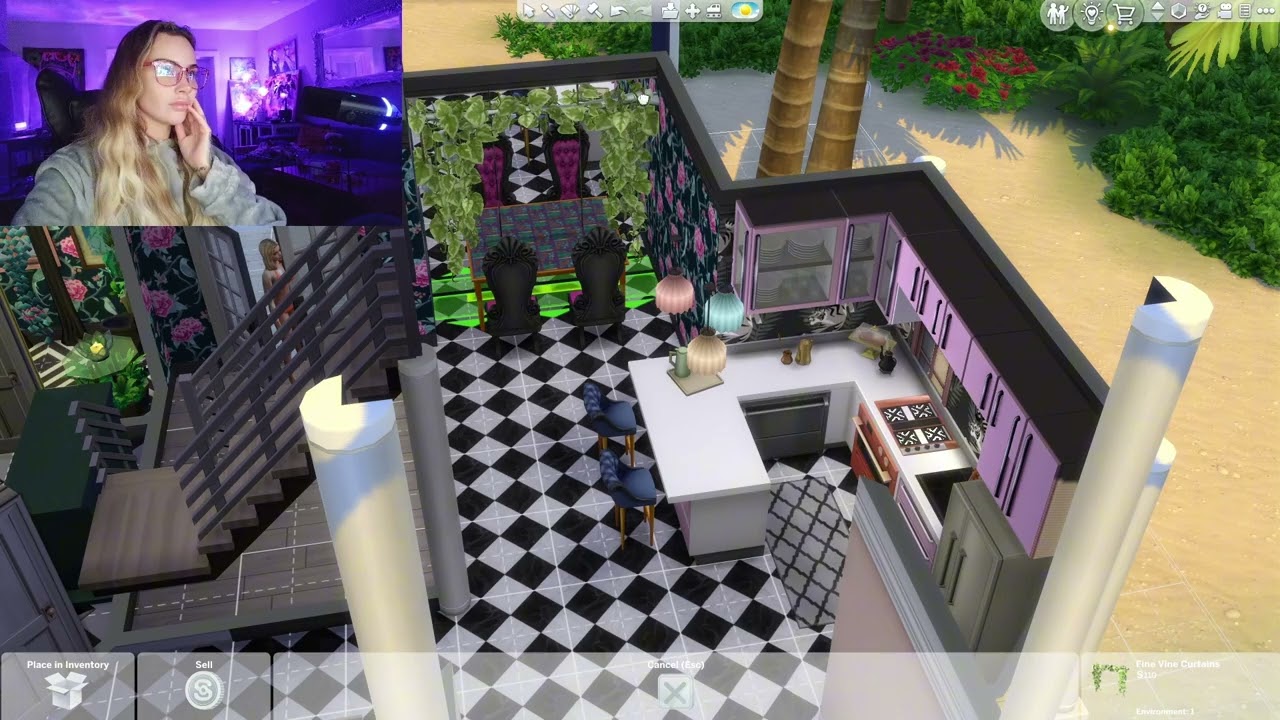 Relaxing Sims4 Speed Build (clutter core)