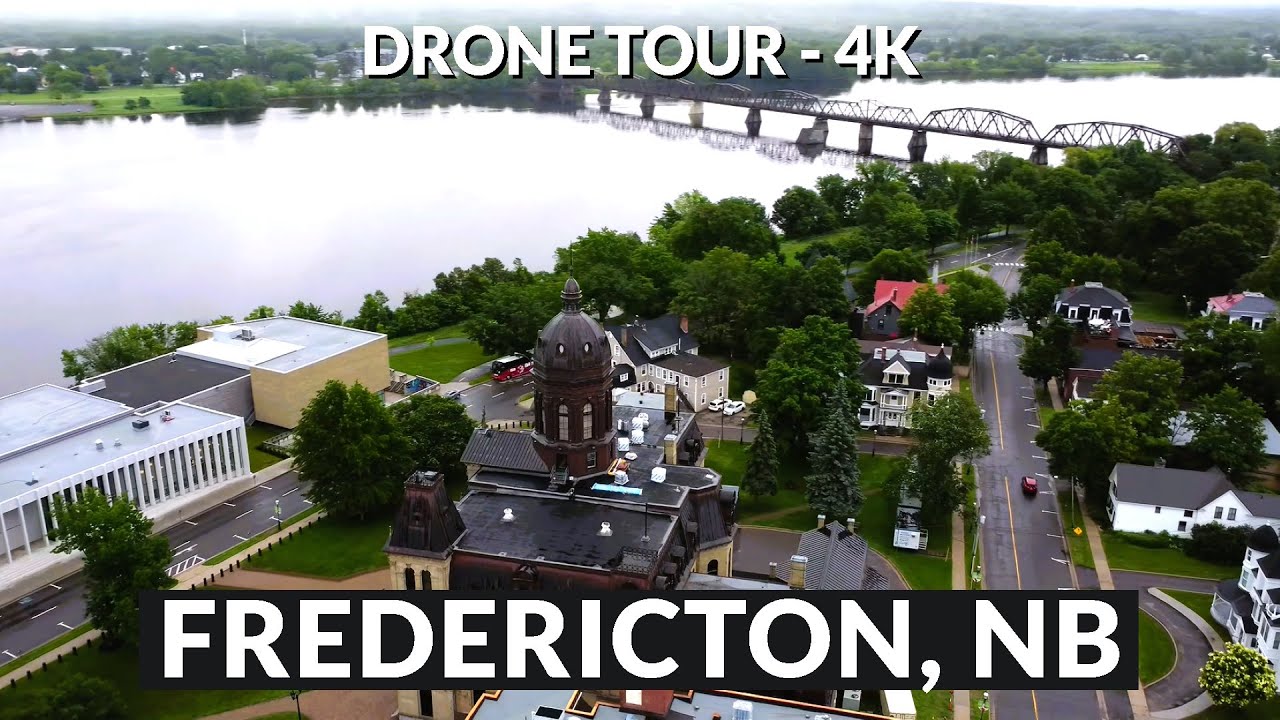 Fredericton, New Brunswick: A DJI Mini 2 Drone Adventure in 4K