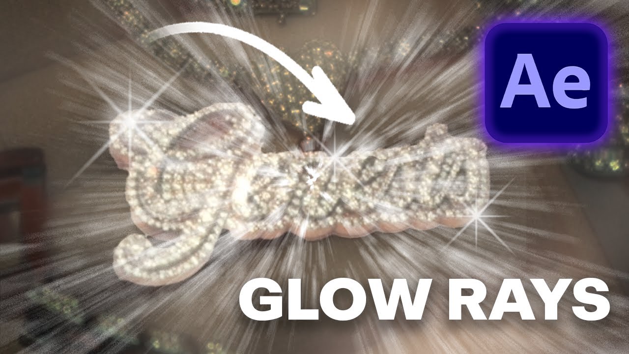 Glowing Light Edge Rays Shine Effect | After Effects Tutorial!!
