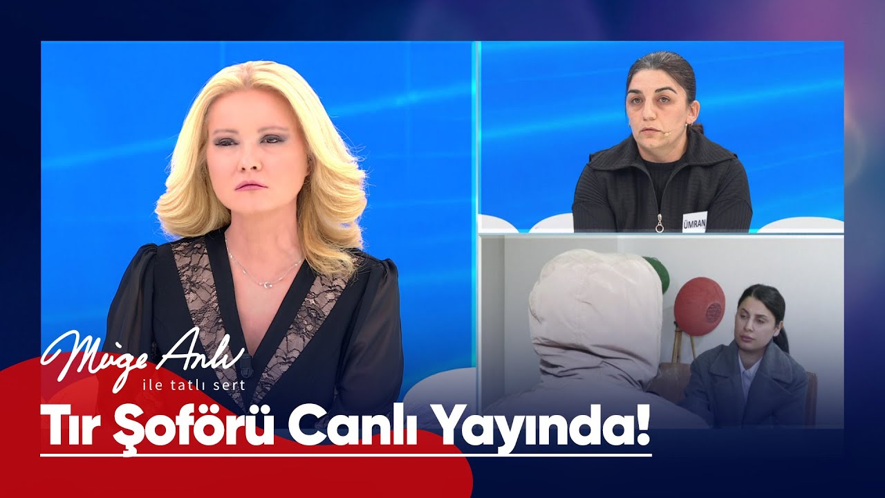 Ümran'ın sevgilisi olduğu söylenen tır şoförü yayında! - Müge Anlı ile Tatlı Sert 16 Ocak 2026