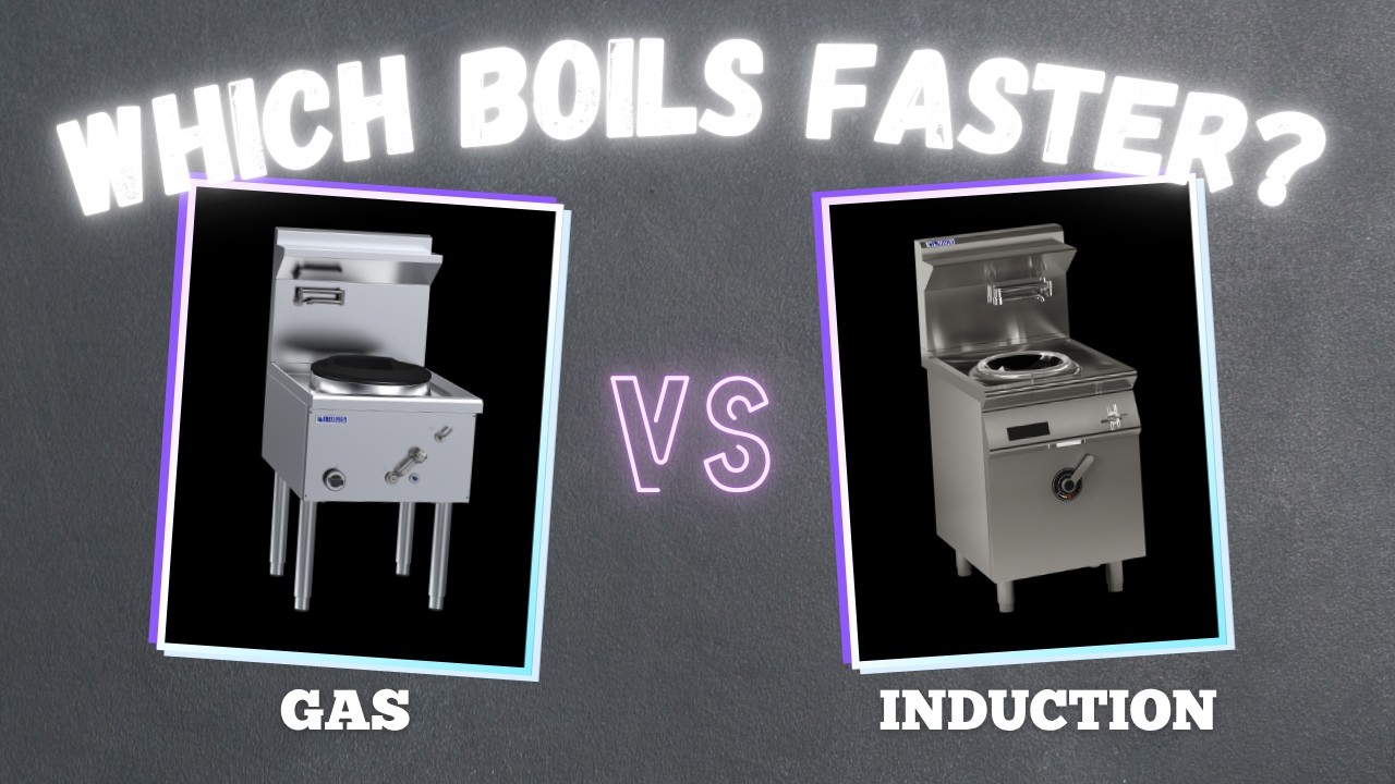 Gas vs Induction Wok Water Boil Test
