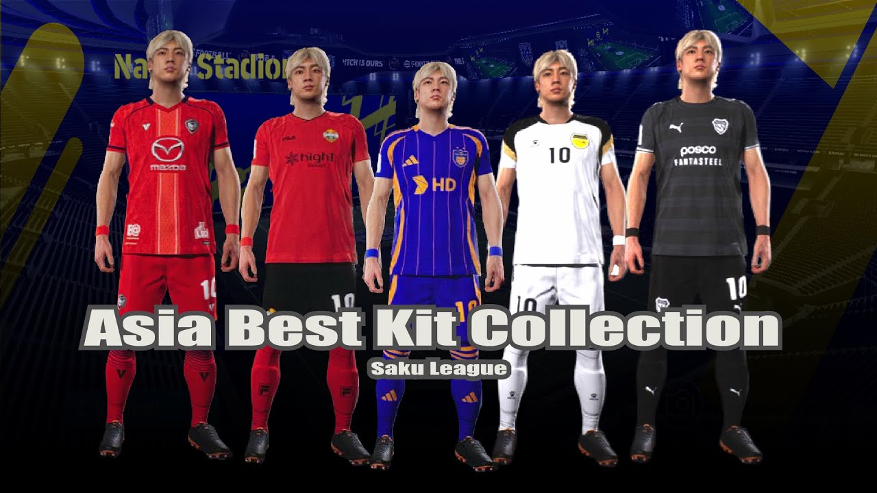 Best Asian Jerseys Collection eFootball 🔥 Top Club Kits from Asia