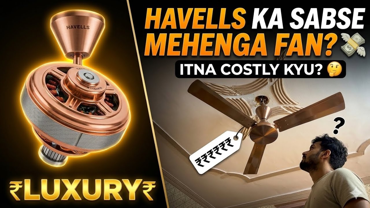 Havells Ceiling Fan Unboxing & Installation | Itna Costly Kyu? Full Review 🔧💡