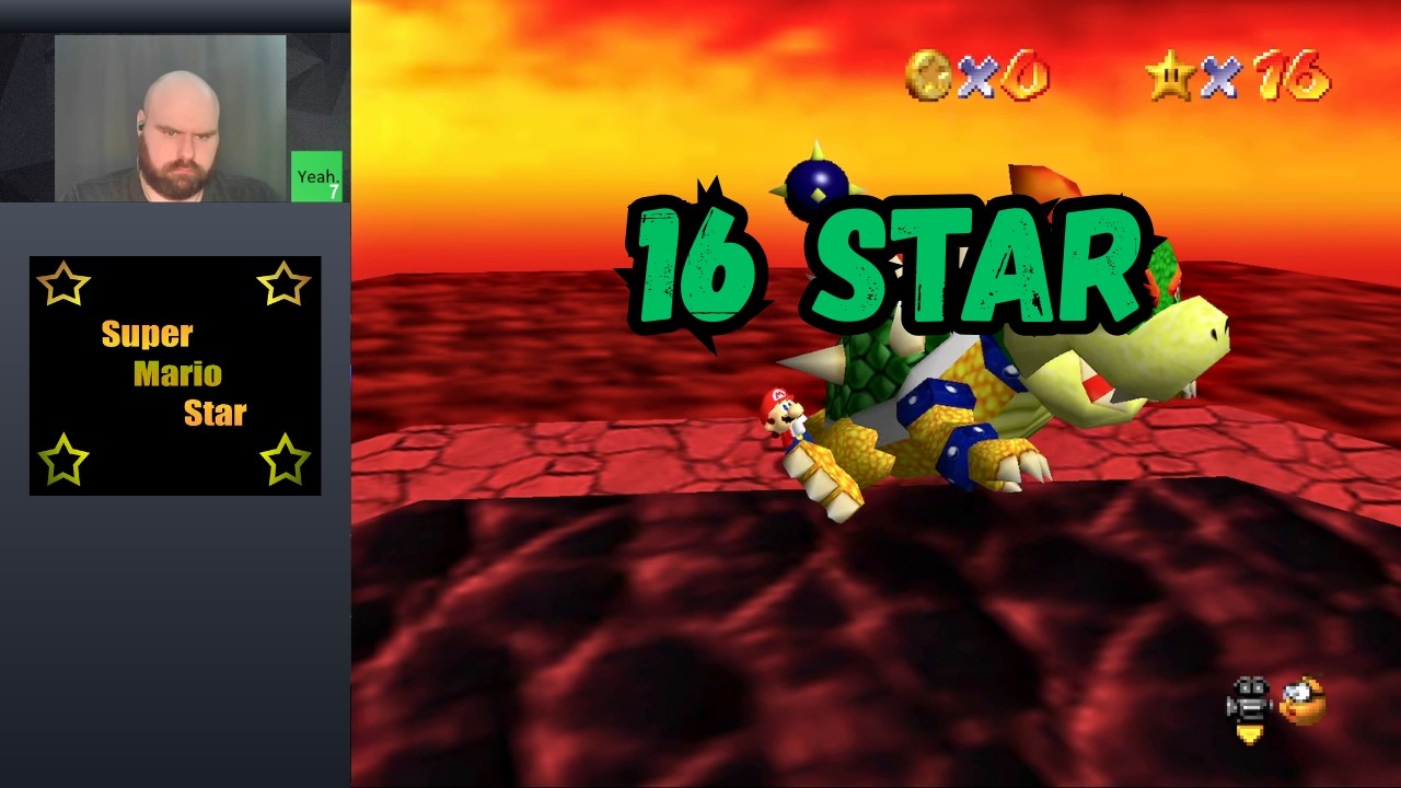 16 Star in 12:01 - Super Mario Star