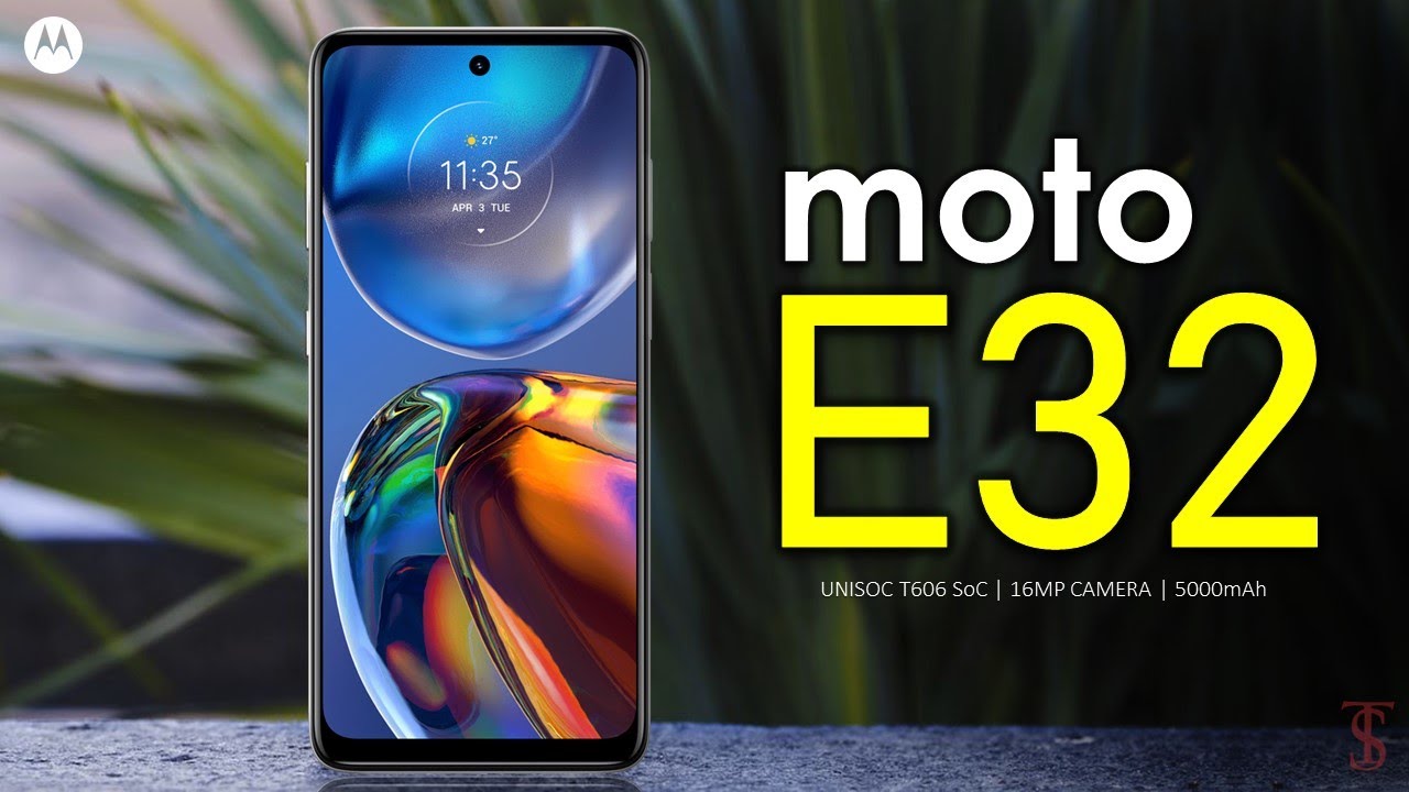 Цена Moto E32, официальный внешний вид, дизайн, характеристики, камера, особенности