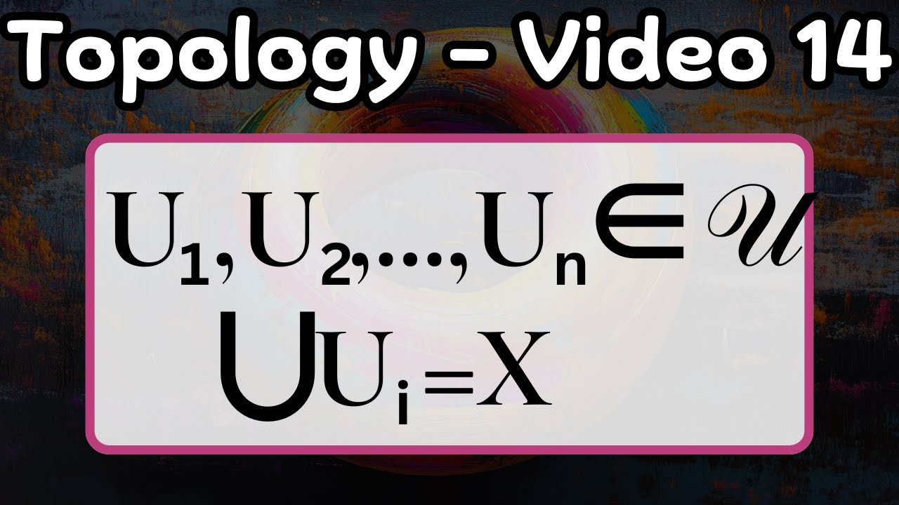 Compactness by definition -- Topology Video 14