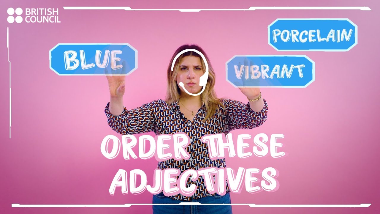 Adjective order in English - A Mini English Lesson