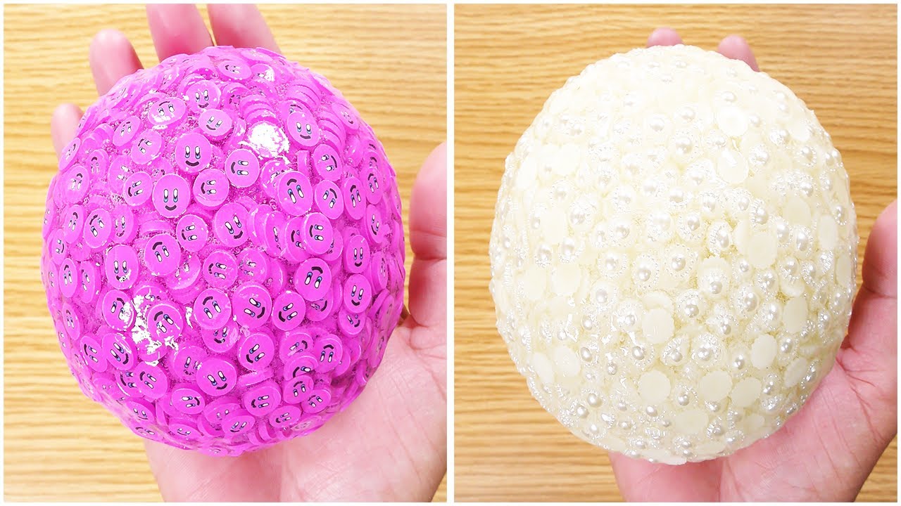 【DIY】神音級！2種類の入れすぎスライム作ってみた【slime ASMR】
