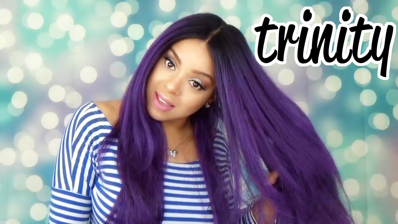 Holy Trinity! Freetress Equal Silk Base Lace Front Wig Trinity | OTPURPLE