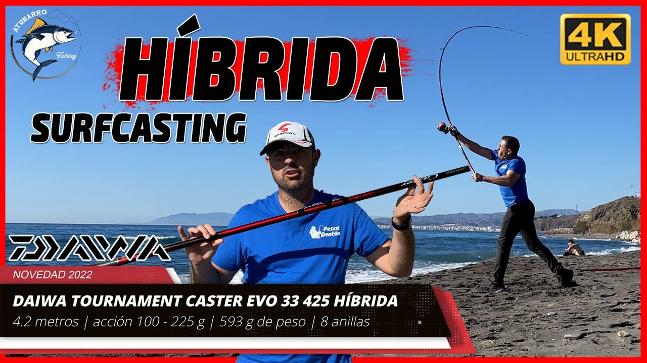 REVIEW | Caña SURFCASTING Daiwa Tournament Caster Evo 33 425 HÍBRIDA (2022)