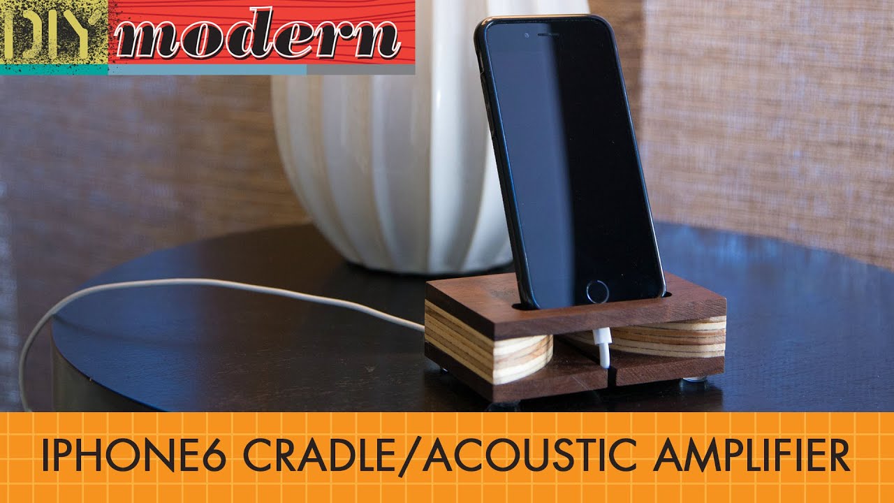 How to make a modern iPhone 6 charging dock