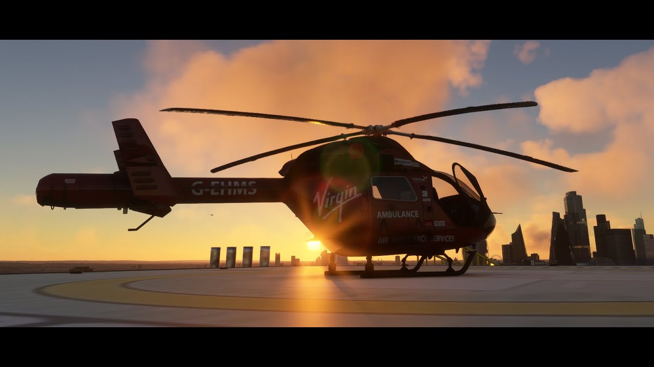 Microsoft Flight Simulator - MD-902 London Air Ambulance - London flight