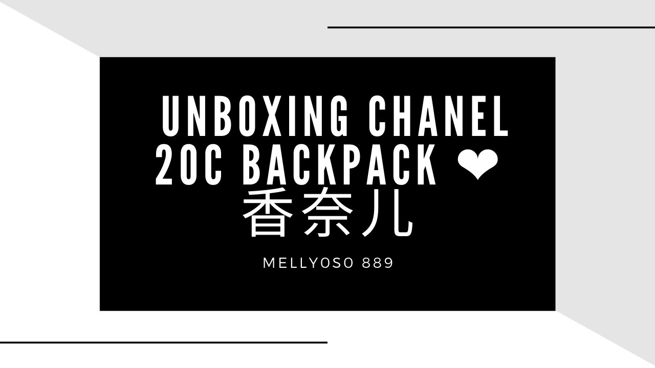 Chanel 20C Backpack