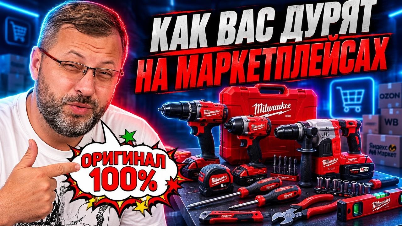 Комбо набор инструмента Milwaukee 4 в 1 за 15000 РУБЛЕЙ!