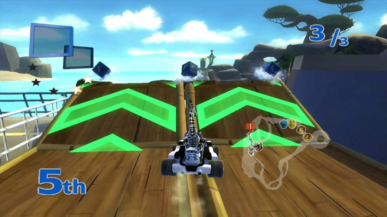[Xbox 360] DreamWorks Super Star Kartz - Circuit: Wind Cup Mirror - Marty