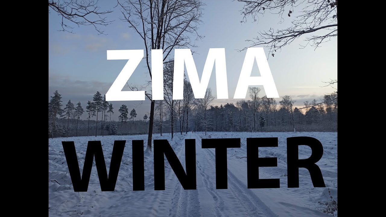 Winter in Poland - Zima w Polsce / vocabulary