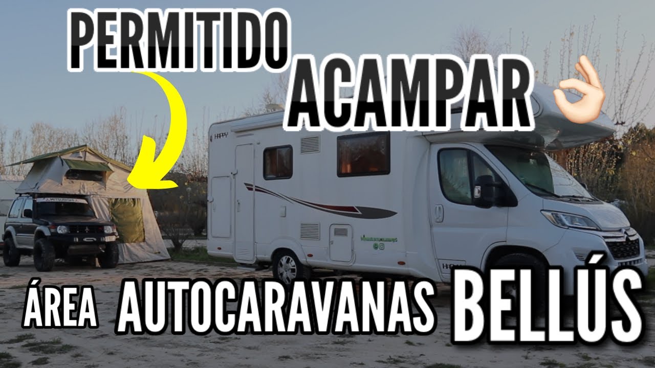 Nos encanta‼️ÁREA de AUTOCARAVANAS🚍 Bellús ⭐️ Gran fin de semana👌🏻