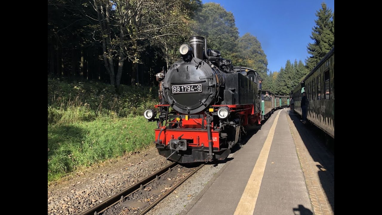Die Fichtelbergbahn im Erzgebirge - Teil 1