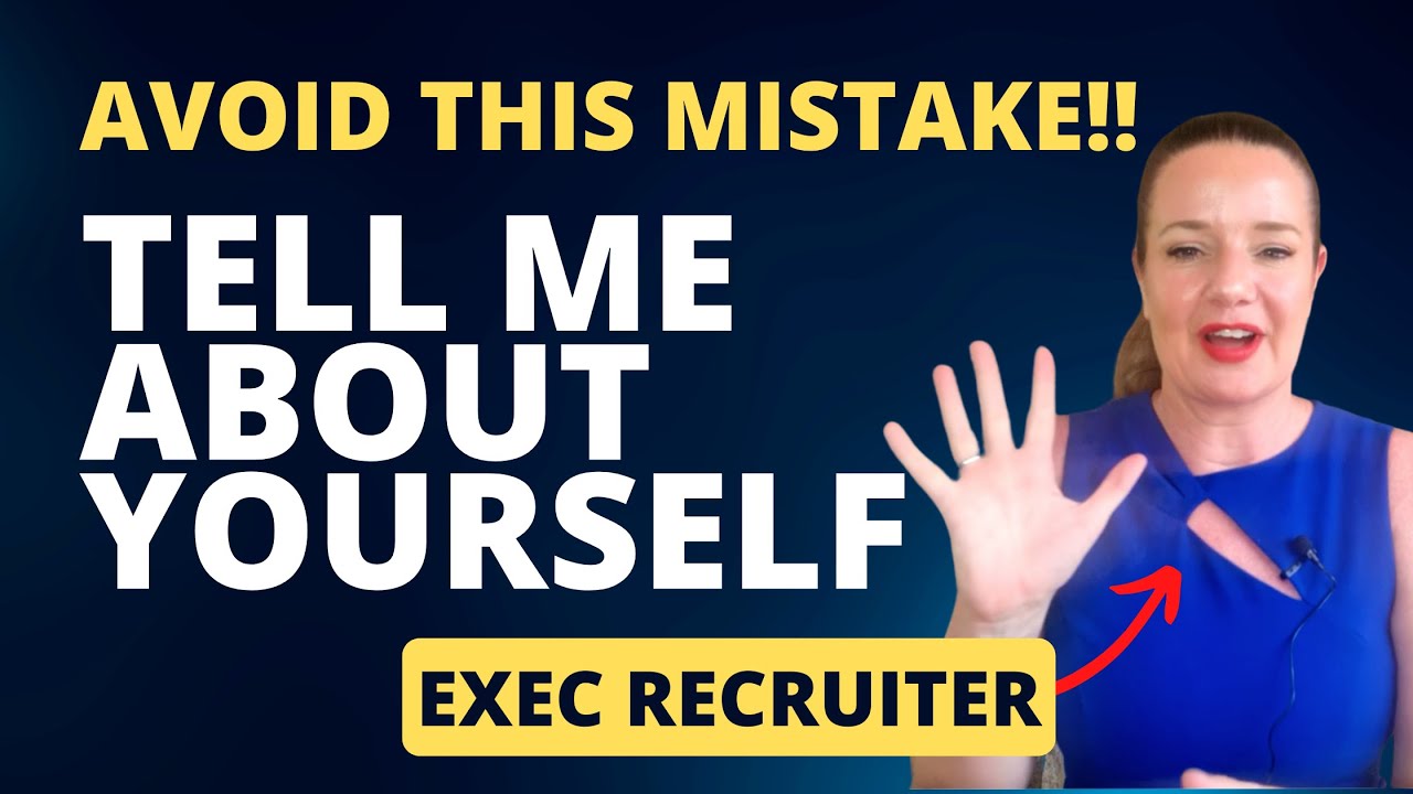 Tell me about yourself - the best answer to this interview question