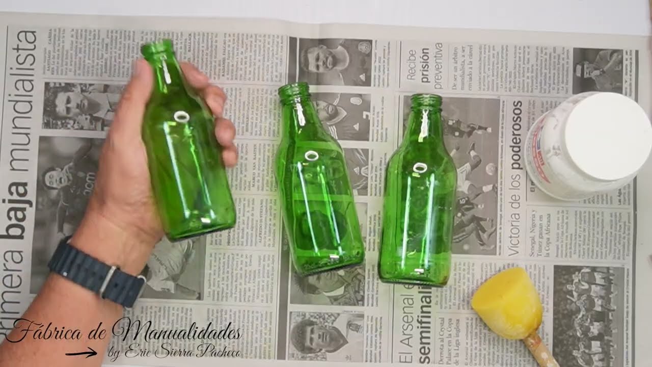 Botellitas como floreros o recuerdos de fiestas, Artesanato, Ideas 2026, Diy