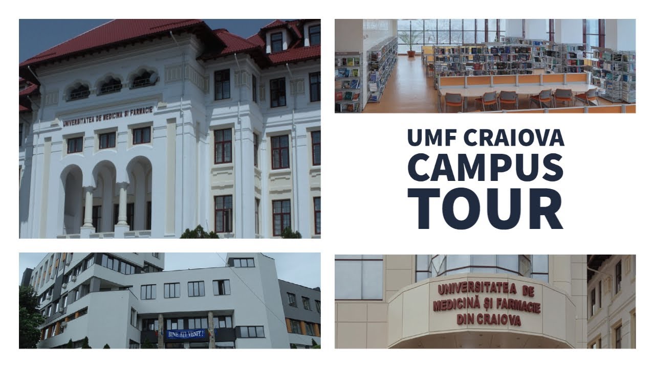 UMF Craiova - tur al campusului universitar