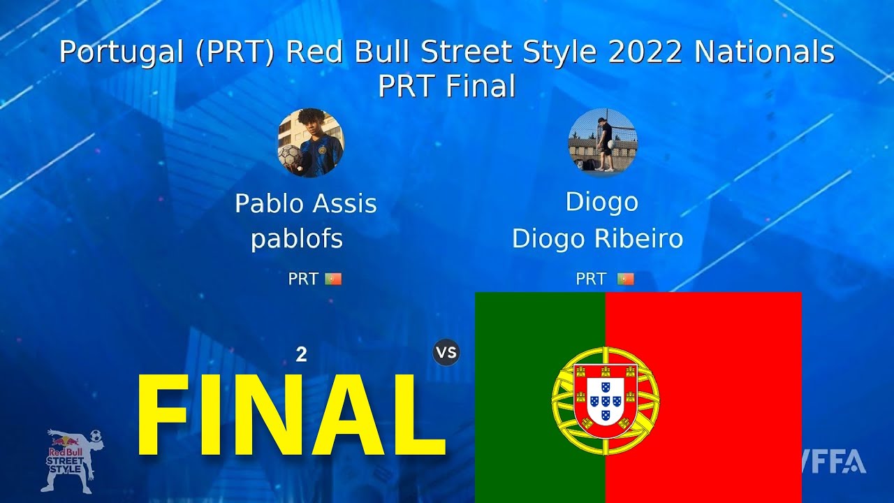 PORTUGAL FINAL REDBULL STREET STYLE | Pablo Assis vs Diogo Ribeiro |  RBSS 2022 FREESTYLE FOOTBALL