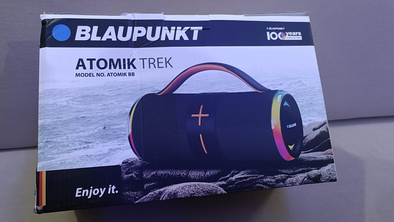 Unboxing Blaupunkt Atomik Trek boombox party speaker 