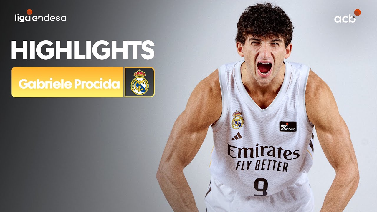 GABRIELE PROCIDA, 18 PUNTOS en la victoria del Real Madrid | Liga Endesa