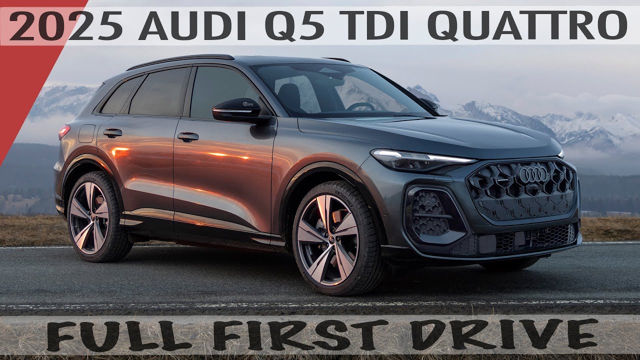 2025 AUDI Q5 TDI QUATTRO MHEV - Climbing the Tatra mountains - Sounds, launches, driving, details