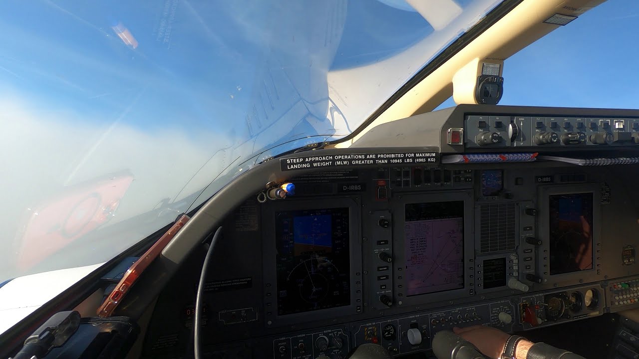 Piaggio P.180: Departure from Braunschweig