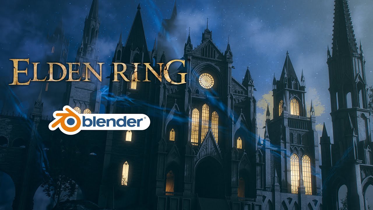 I made Elden Ring's Academy of Raya Lucaria in Blender