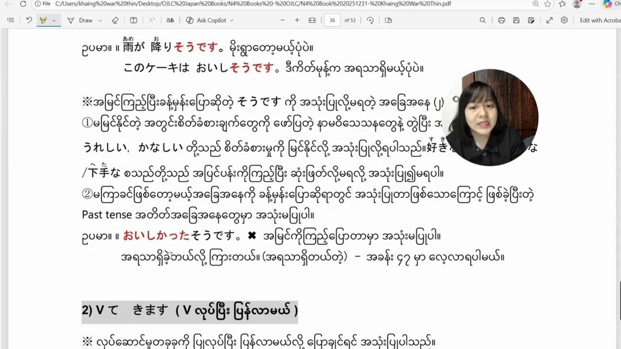 N4 grammar - chapter 43