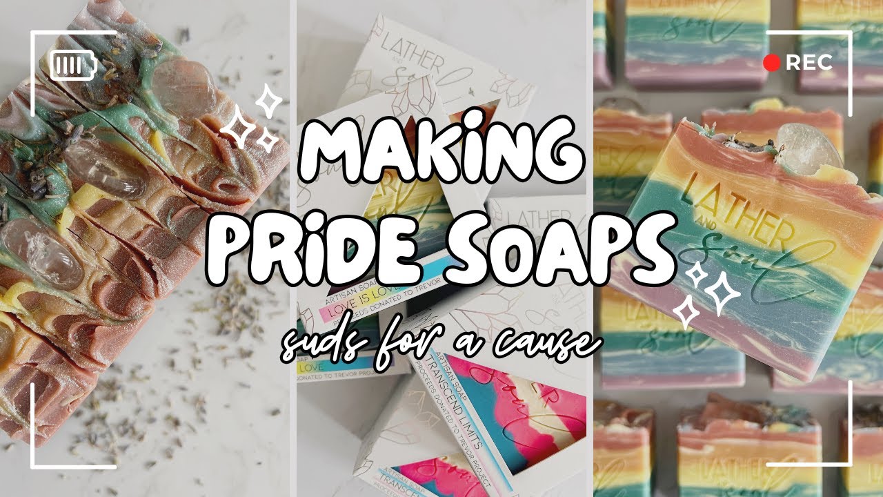 Behind the Scenes: Pride Soapmaking 🌈 | Soaps for a Cause