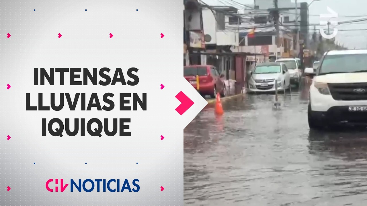En un d&iacute;a llovi&oacute; todo lo que cae en 11 a&ntilde;os en Iquique: Las consecuencias que dej&oacute; el temporal