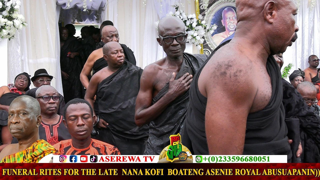 Part 3: Funeral Rites For The Late Asenie Royal Family Abusuapani I.K Boateng at Asante Agona