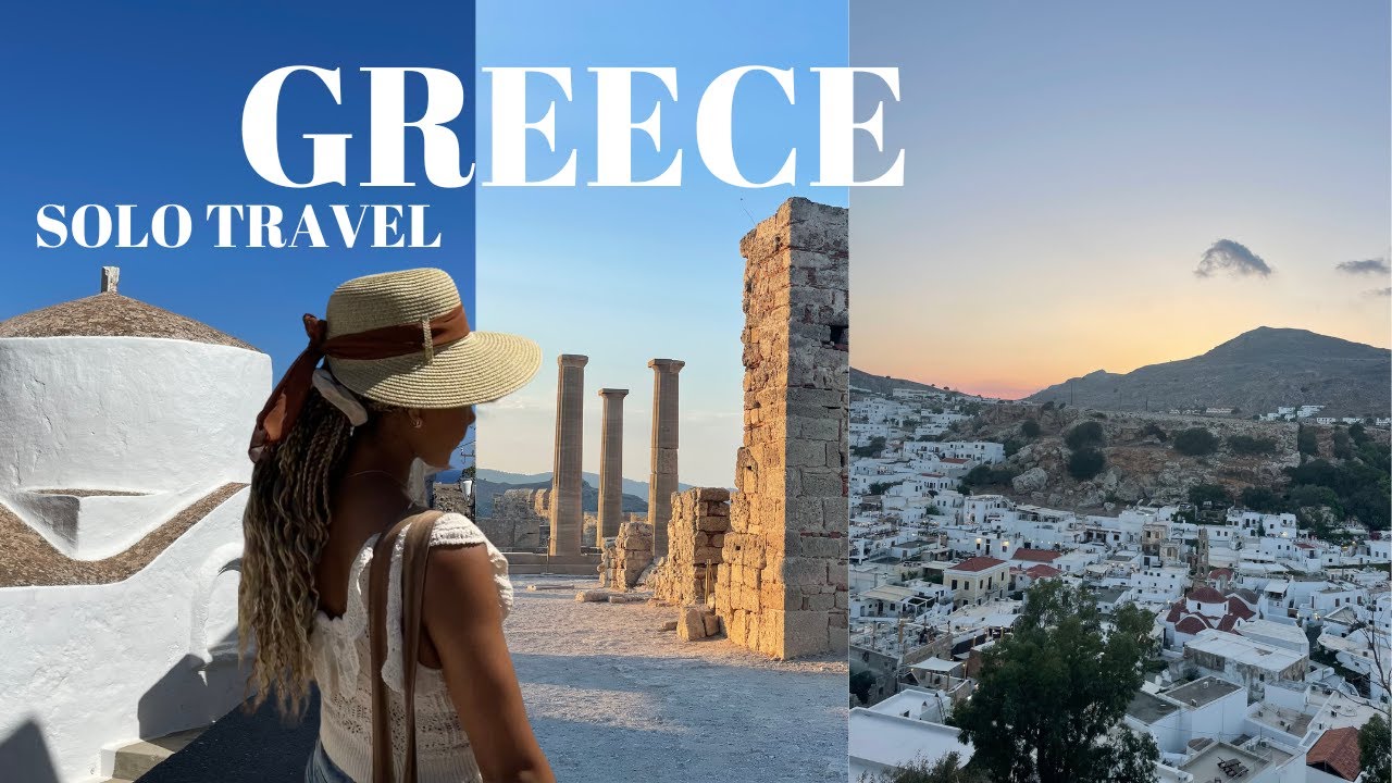 Greece Solo Trip | Rhodes Island Travel Vlog  ( + How to SOLO Travel/ Tips )