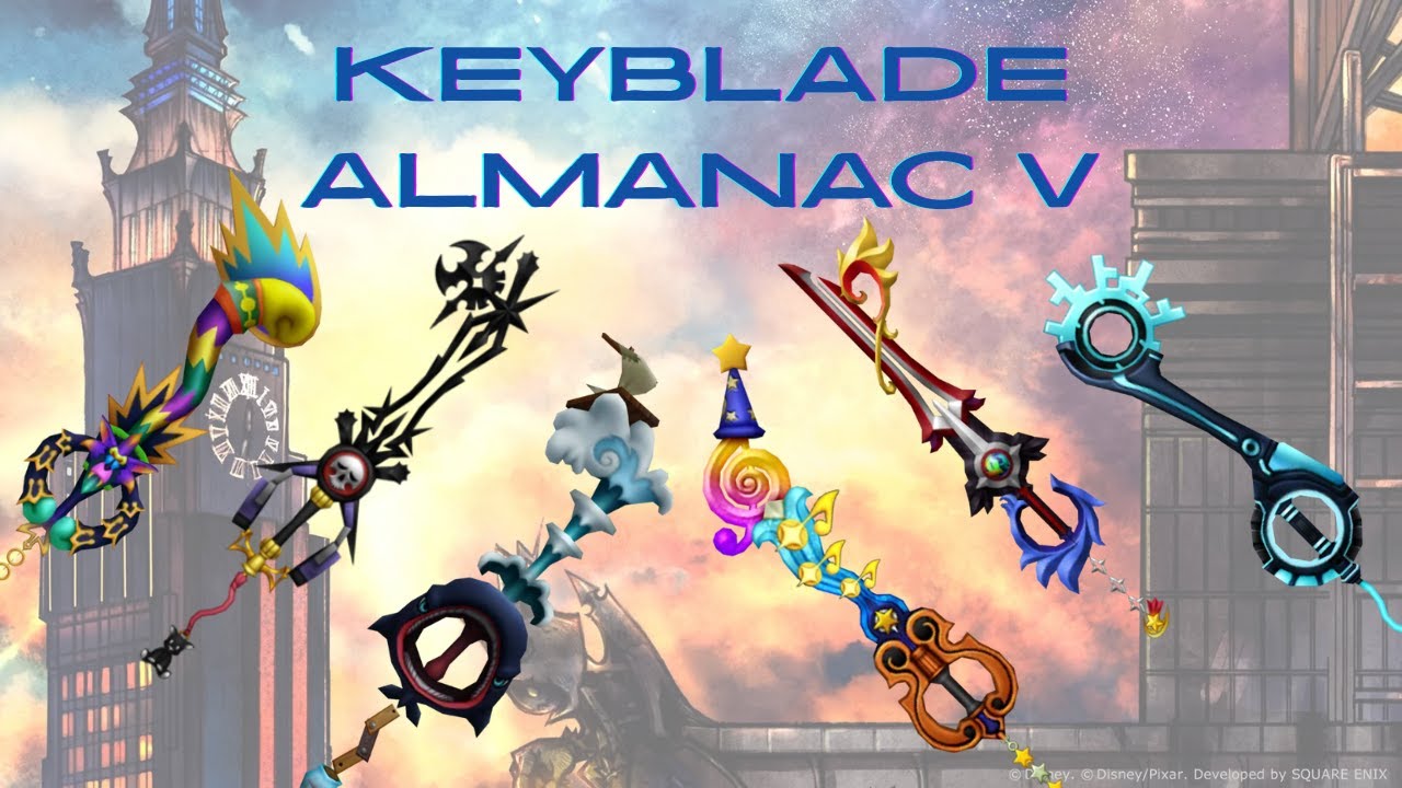 Kingdom Hearts Dream Drop Distance Keyblade Almanac