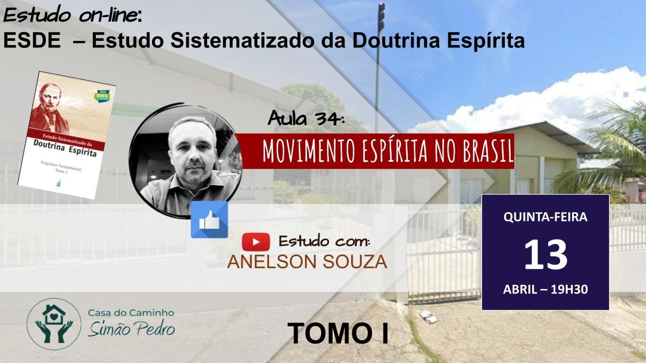 ESDE 1: Aula 34 - Movimento Espírita no Brasil